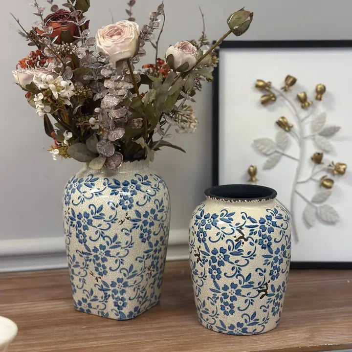 Floral Ceramic Vases